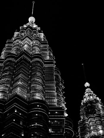 Architecture, Building, Dark, Backlight, Illumination, Bw, Chb HD phone wallpaper