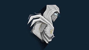 Lunar Justice Moon Knight, moon-knight, tv-shows, superheroes, minimalism, minimalist, artist, artwork, digital-art HD wallpaper