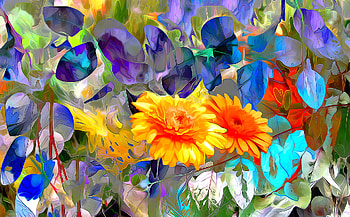 Abstract, Flowers, Art HD wallpaper