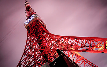 Tokyo Tower, Tokyo Japan , Tokyo skyline, Japanese aesthetics HD wallpaper