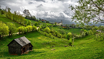 Romania travels, Transylvania mountains, Summer nature, Cool landscapes HD wallpaper