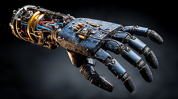 Cybernetic Grasp — Sci‑Fi Robotic Hand, Sci Fi HD wallpaper