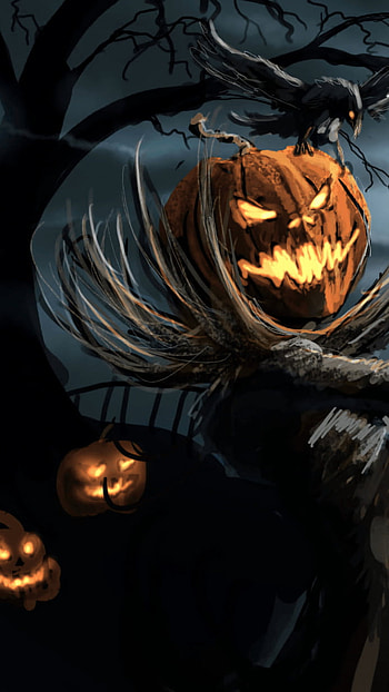 Skull halloween HD phone wallpaper