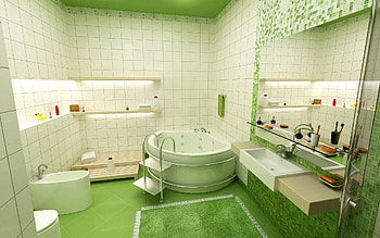 Interior, Miscellanea, Miscellaneous, Style, Bathroom, Tile, Plumbing HD wallpaper