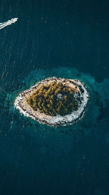 Island view, Breathtaking scenery, Tranquility HD phone wallpaper