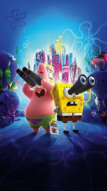 Sponge Bob HD phone wallpaper