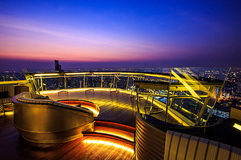 world's highest outdoor whisky bar, bangkok HD wallpaper