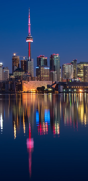CN Tower, Canada, Man-made, Toronto HD phone wallpaper