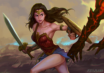 Wonder Woman Digital Art 2018, wonder-woman, artwork, digital-art, superheroes, deviantart HD wallpaper