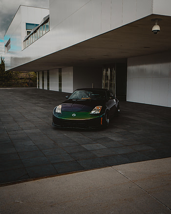 Sports, Nissan, Cars, Building, Car, Front View, Sports Car HD phone wallpaper