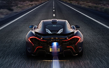 Mclaren P1, death valley, race track, road HD wallpaper