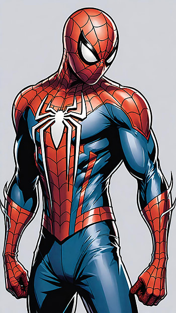 Spiderman, Comic, Marvel Comics, illustration HD phone wallpaper