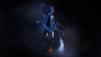Dota 2 Drow Ranger Full HD wallpaper