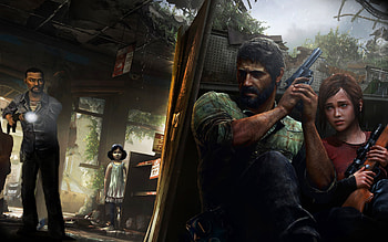 The Walking Dead, Clementine (The Walking Dead), The Last Of Us, Video Game, Crossover, Ellie (The Last Of Us), Joel (The Last Of Us), Lee Everett HD wallpaper