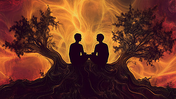 Spiritual Friends: An Artistic Journey in, friend, artistic, spiritual HD wallpaper