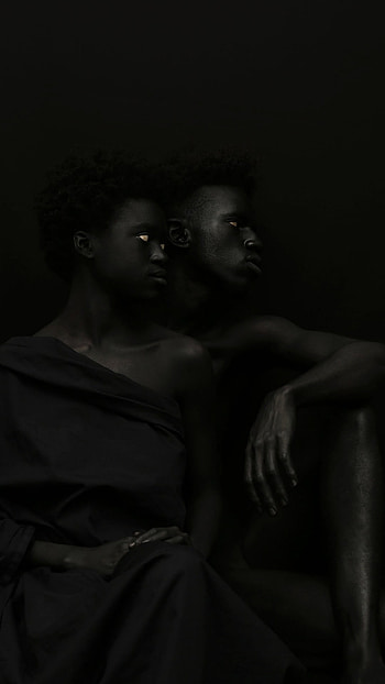Black Colour, Black Colour Couple, Black Couple HD phone wallpaper