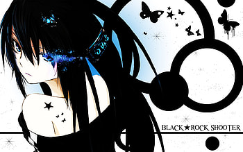 Black Rock Shooter, black, shooter, anime, rock, female HD wallpaper
