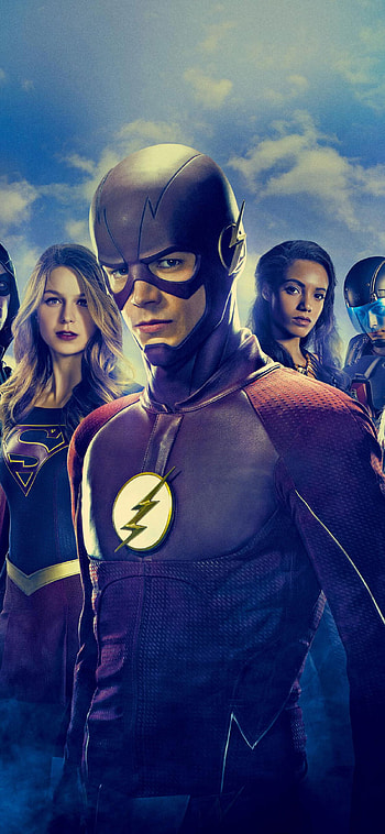 Flash, Supergirl, Arrow, TV series HD phone wallpaper