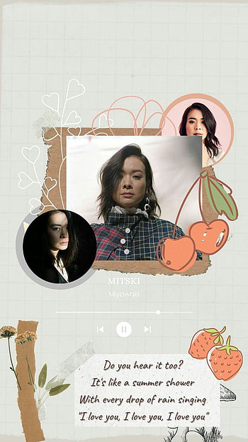 Pink in the night, MitskiMiyawaki, Aesthetic, Song, art, BeTheCowboy, Indie, Tumblr, Lyric, Mitski HD phone wallpaper