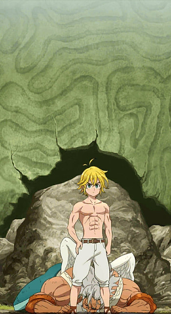 Los 7 pecados capitale, meliodas, prisionero, demonio HD phone wallpaper