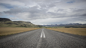 Nature, Road, Markup, Asphalt HD wallpaper