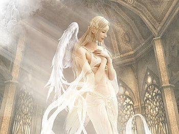 Angel , wings, beautiful, woman HD wallpaper