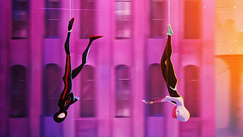 Spiderman And Gwen Stacy Together , spiderman, gwen-stacy, superheroes, artwork, digital-art, artist HD wallpaper
