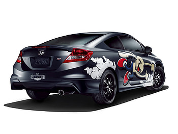 Honda Civic Si Coupe by Blink-182 (IX) '2011, civic, honda, car, blink182 HD wallpaper
