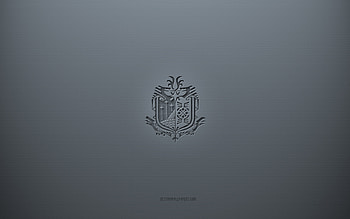 Monster Hunter World logo, gray creative background, Monster Hunter World emblem, gray paper texture, Monster Hunter World, gray background, Monster Hunter World 3d logo HD wallpaper