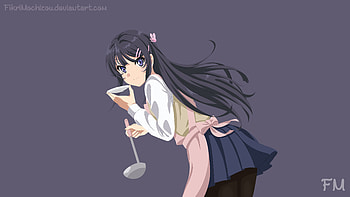 Mai Sakurajima, Rascal Does Not Dream Of Bunny Girl Senpai, Anime HD wallpaper