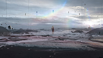 Stranded, artist, artwork, digital-art, artstation HD wallpaper