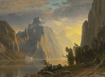 Sunlit Mountain Vale — Artistic Landscape, artistic, landscape HD wallpaper