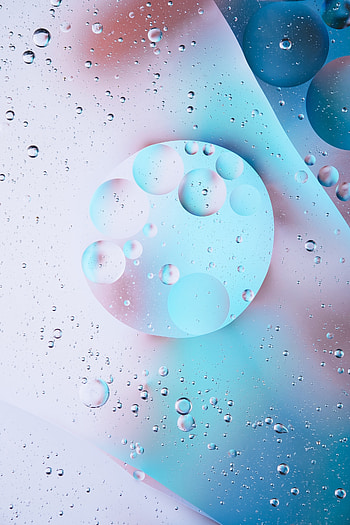 Bubbles, Macro, Circles, Light, Light Coloured HD phone wallpaper