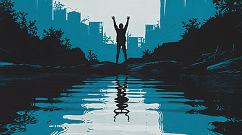 Embrace the Moment: Ultra, reflection, silhouette, nature, cityscape, water HD wallpaper