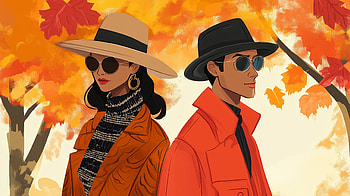 Trendy Fall Fashion for Your Style Inspiration, fall fashion, fashion, Autumn, couple, sunglasses HD wallpaper