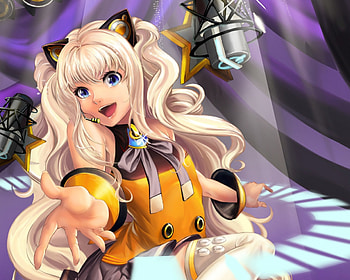 SeeU, nekomimi, superstar, cute, vocaloid, long hair, nice, vocaloids, happy, female, sexy, sweet, neko mimi, smile, ribbon, hot, girl, singer, diva, anime girl, neko, anime, pretty, ears, idol, lovely, micro HD wallpaper