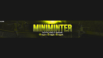 GFX: GAMING YOUTUBE BANNER TEMPLATE - PSD FILE (2016/2017) @miniminter7 - YouTube HD wallpaper