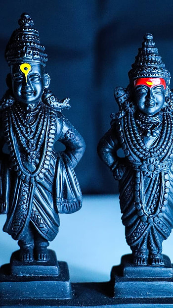 Vitthal, Lord Vitthal, Goddess Rakumai, rukmini HD phone wallpaper
