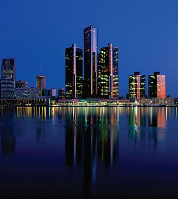 Detroit Skyline, Travels, Beautiful city, Tigers pride HD phone wallpaper