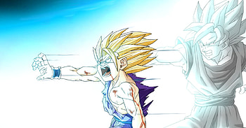 Gohan Vs. Cell, dragon ball, gohan, dbz, teen gohan HD wallpaper