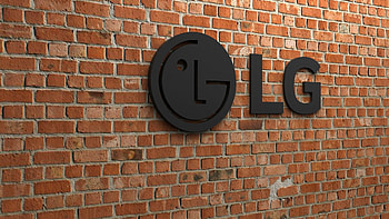 LG, logo design, 3D model, print ready HD wallpaper