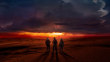 Apocalyptic Friends, deviantart, artist, artwork, digital-art HD wallpaper