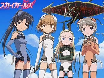 Sky Girls, otoha, karen, anime, elise, eika HD wallpaper