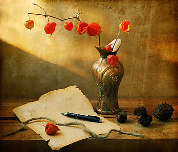 Memories on Autumn, still life, graphy, pretty, art, autumn, memories HD wallpaper