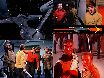 Day of The Dove, kang, klingons, spock, kirk HD wallpaper