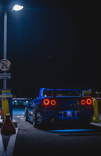 Back View, Fast and Furious Skyline HD phone wallpaper