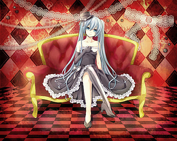 Hatsune miku, anime girl HD wallpaper