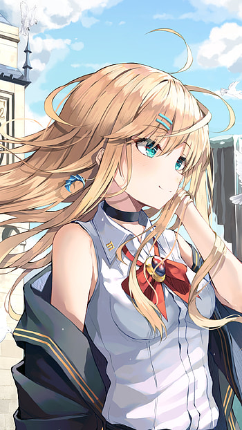 Windblown Blonde — Anime Girl , Anime, girl, anime girl HD phone wallpaper