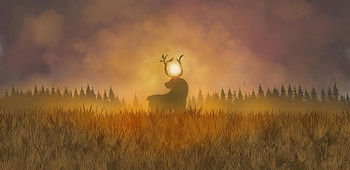 Field Sanddeer, artist, artwork, digital-art, deviantart HD wallpaper