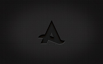 Afrojack carbon logo, , Nick van de Wall, grunge art, carbon background, creative, Afrojack black logo, Dutch DJs, Afrojack logo, Afrojack HD wallpaper